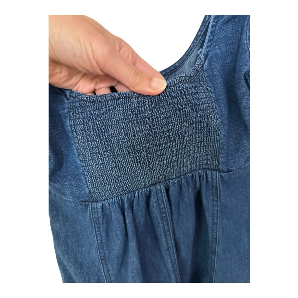 FREE PEOPLE | NWT $138 Cheyenne Denim Mini Dress in Indigo, Size XS - Picture 8 of 13